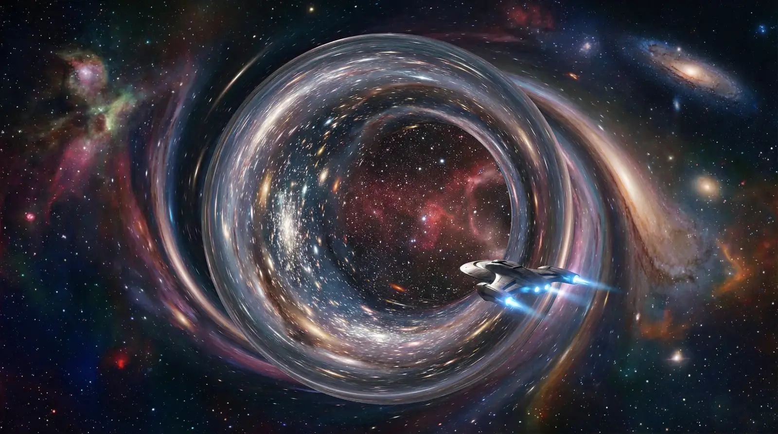 草榴视频 - 虫洞穿越科幻插画