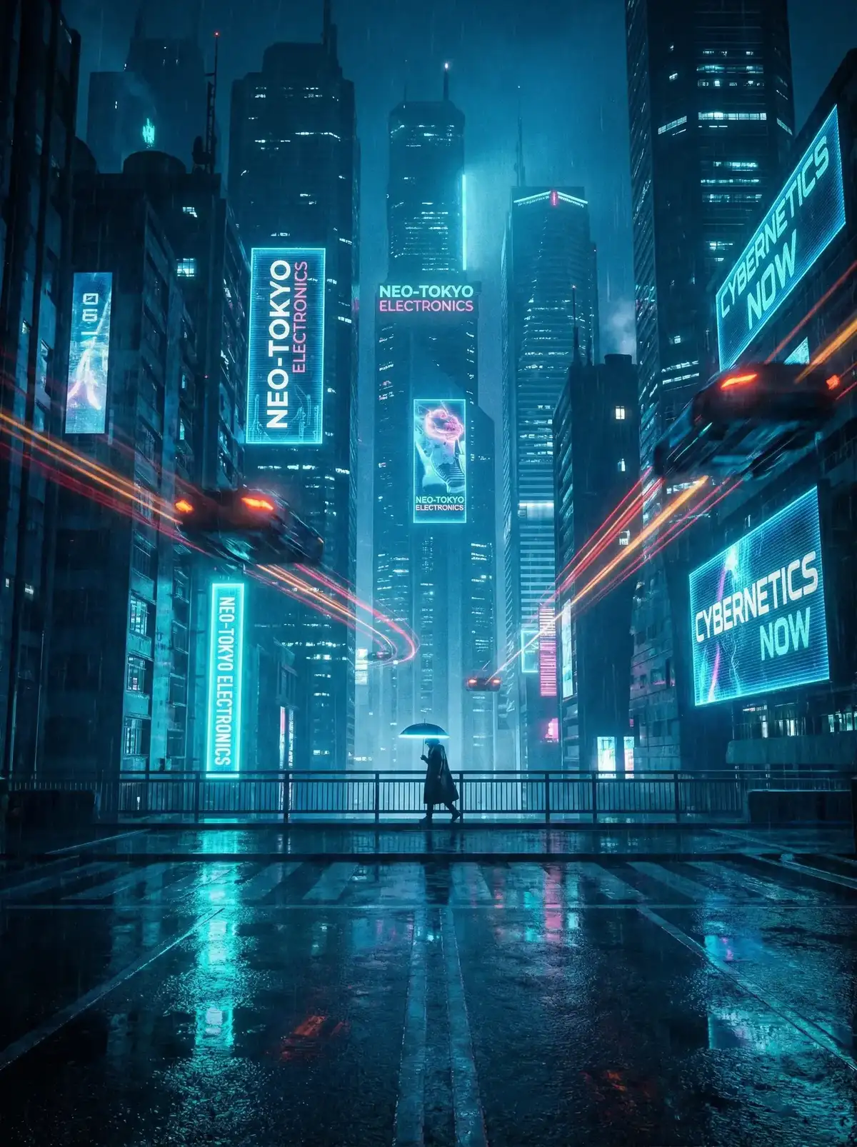 草榴视频 - 赛博朋克都市夜景与飞行器